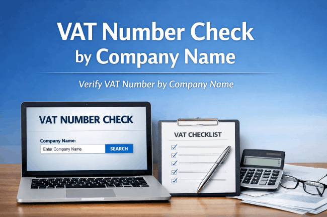vat number check by company name